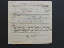 1942 Braga family's telegram from Australia to Macau