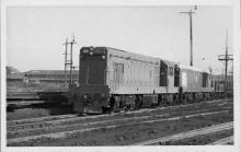 KCR-newly built GM diesel locomotives Nos 51 52 on test in Australia 1955 