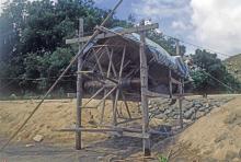 Lung Kwu Tan beach stake fishing net lifting mechanism 003
