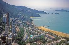 Repulse Bay from a hi level hiking trail 1995