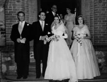 Wedding photo Harry & Ann Landau 