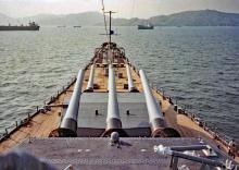 USS New Jersey in Hong Kong