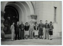 October 1944. Red Cross Center "Rosary Hill". Administration staff