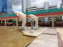 Dolphin Statue in Tuen Mun Cultural Square