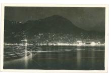 real photo postcard of Hong Kong's night view