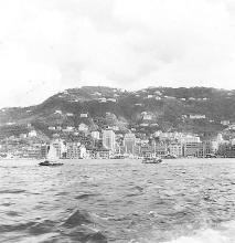 harbour scene looking towards hk 1954