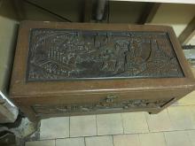 Dusty old camphor wood chest