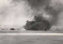 plane on fire kai tak 1 1954