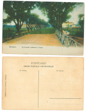 A postcard of Shameen, the European Settlement of Canton