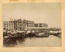c. 1891 HK Praya showing vacant site for the new Central Market