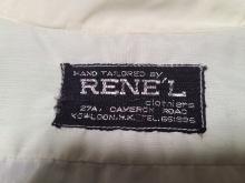 shirt label from Rene'l Tailors