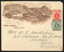 Peak Hotel cover sent in 1907