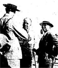 1936 - Gen. Two Gun Cohen & Dr Sun Fo at Kai Tak Aerodrome