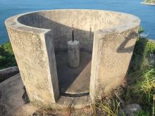 Lewis AA gun position at Chung Hom Kok 