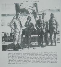 1924 Pilots on board HMS Pegasus