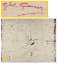 S. Spencer's signature on the Day Joyce Sheet