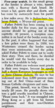 Father Ambrose Poletti mentioned in U.S. News & World Report, 30 September 1955