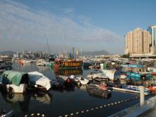 Floating Tin Hau Temple, Causeway Bay Typhoon Shelter