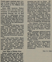 Father Ambrogio Poletti mentioned in China, The Great Contemporary Issues, The New York Times 1972 - page 2