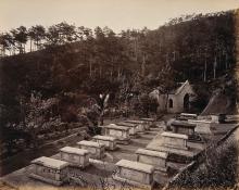 Hong Kong: the Parsee Cemetery, Happy Valley c.1873