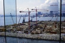 Convention Centre island formation from the Exhibition Centre building 001