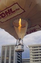 Ocean Terminal hot air balloon- we have tethered lift off at the car park