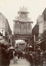 Welcome arch for the Duke of Connaught, Hong Kong, 1906