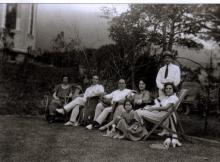 Garden party at The Towers