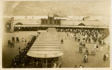 Ferry terminal Kowloon side, looking towards Hong Kong Island