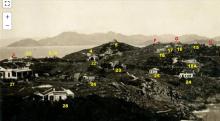  1930s bungalows on Cheung Chau numbered 