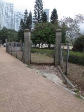 Portion of the original driveway to Eucliffe.