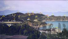 1939 the bungalows, Cheung Chau, colour added