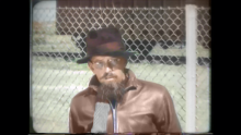 Colourised video frame of newsreel - 4