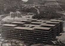 Chai Wan resetlement estate. newly completed blocks 1960.