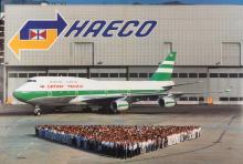KaiTak-HAECO Staff Photo outside Hangar 4 1990
