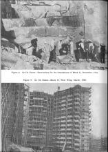 So Uk Estate excavation 1959, and under construction 1960