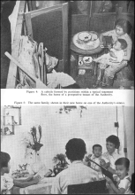 Family living in a cubicle in a tenement moves to an estate