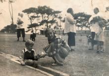 In the grounds of the original Leighton Hill Government Quarters