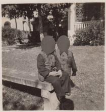 11 Suffolk Rd front garden, 1950