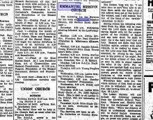 1937 Emmanuel Church hk Daily Press 29 /05 /37