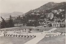 Fountain at the Botanical Gardens, 1940