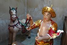 Man with Horse inside the Kwan Tai Temple, Tai O [2]