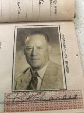 Bob Charles passport photo