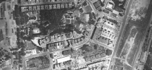 Aerial photo showing Kimberley and Granville Roads, 1949