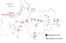 1912 sketch of Cheung Chau European houses