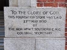 Kowloon Union Church Foundation Stone