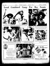 Local Combined Camp for Boy Scouts near Lion Rock 1939