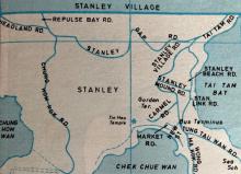 1975 - street guide to Stanley Village (Chek Chue Chuen) & environs