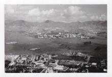 aerial view of naval dockyard