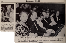 At the Paris premiere of "The World of Suzie Wong"